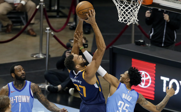  戈贝尔18篮板爵士力克魔术  